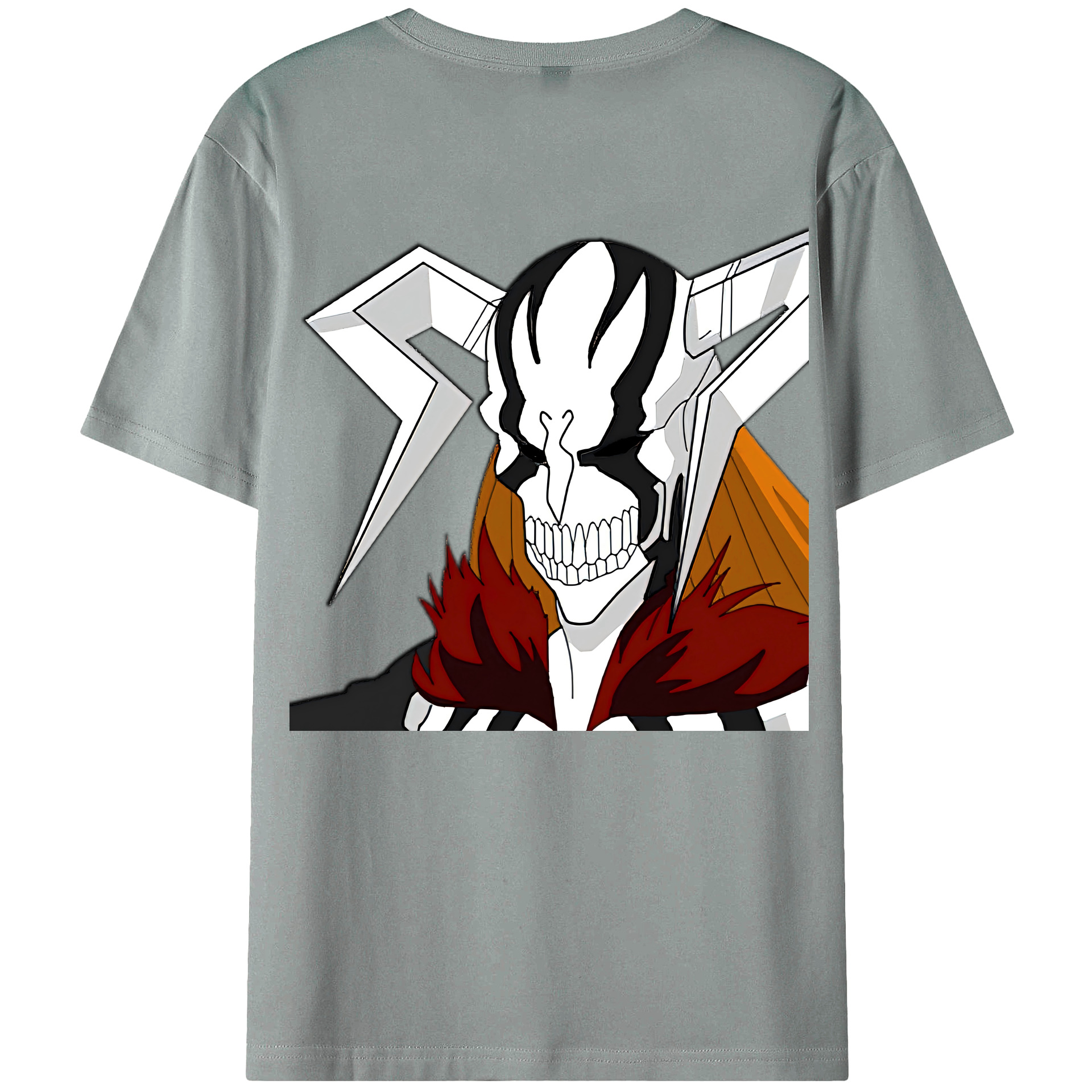 （画像用） ブリーチ 黒崎一護（くろさき いちご）BLEACH Kurosaki Ichigo 綿100％ メンズ半袖Tシャツ（バックプリント） 通気性